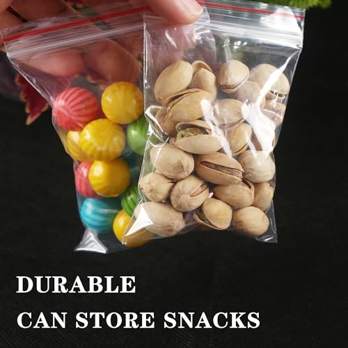 DNY Sealable & Reusable Zip Lock Pouch for Multiple Use & Storage | Transparent Plastic & Durable Seal, Spill Proof Zipper Plastic Bags, 2x3 inches, Pack of 200 PCS - Image 4