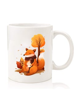 Theodor Premium Quality Two Sided Printed Coffee Mug Tea Cup For Home Office, Kids Men Women Fox  - Image 1