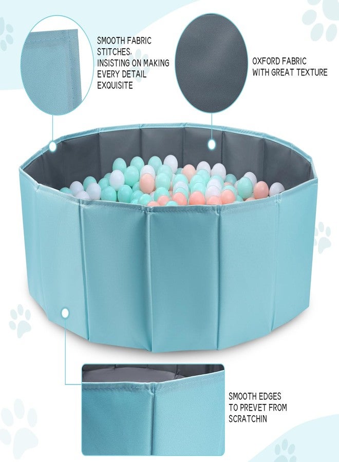 ChengFu Dog Ball Pit, Ball Pit for Toddlers, Foldable Ball Pit for Dogs, Dog Ball Pit for All Types of Dogs, Suitable for Indoor and Outdoor Activities (39.37inches in Diameter,No Ball Included) - Image 3