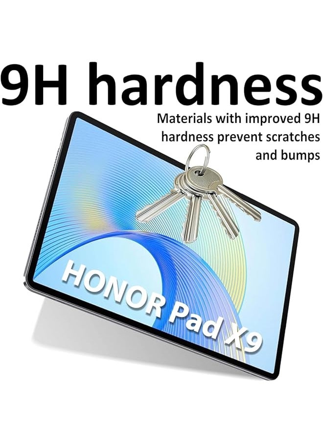 erorex - 2Pack Screen Protector Compatible With Honor Pad X9 X8 Pro 11.5Inch 2023 Ultra Clear 9H Hardness Tempered Glass Film No Bubbles Anti Fingerprints Screen Protector For Honor X9 X8 Pro - Image 1