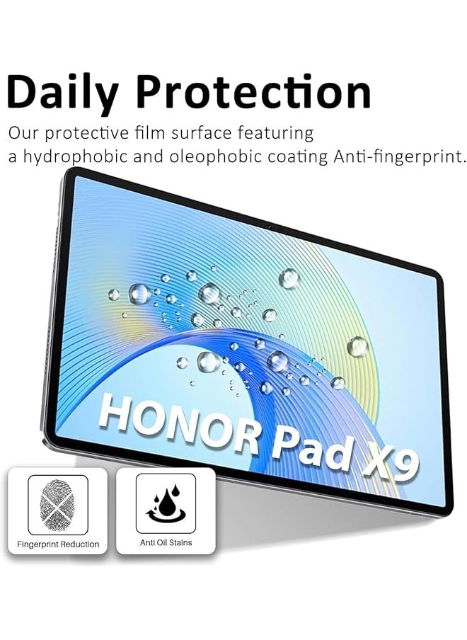 erorex - 2Pack Screen Protector Compatible With Honor Pad X9 X8 Pro 11.5Inch 2023 Ultra Clear 9H Hardness Tempered Glass Film No Bubbles Anti Fingerprints Screen Protector For Honor X9 X8 Pro - Image 1