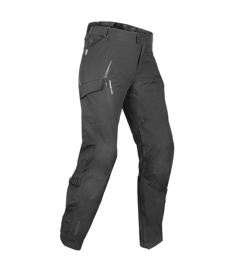 Rynox Advento Pro Pants - Motorcycle Riding Pants | Impact Protection | Abrasion Resistance | Maximum Ventilation - Black, 5XL - Image 1