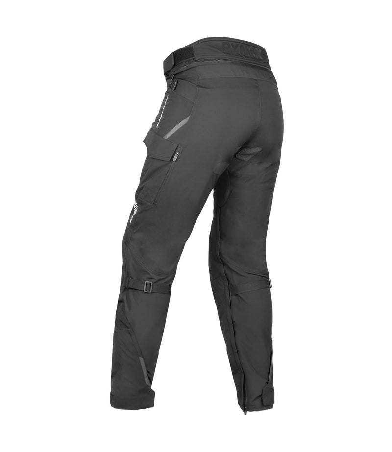 Rynox Advento Pro Pants - Motorcycle Riding Pants | Impact Protection | Abrasion Resistance | Maximum Ventilation - Black, 5XL - Image 2