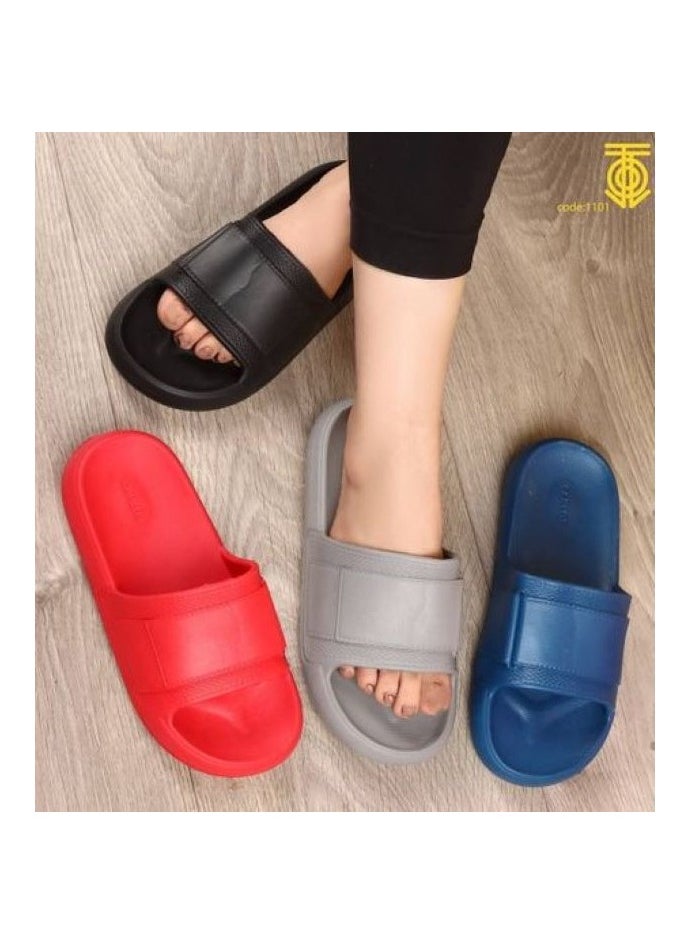 Generic - Men's and youth's medical rubber slippers, blue color - Image 1