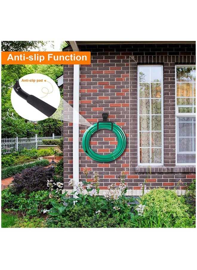 Arabest Garden Hose Holder Sturdy Metal Wall Mount Hose Hook Garage Hook Outdoor Heavy Duty Hose Holder  - Image 4