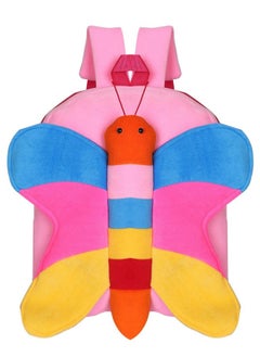 Blue Tree blue tree Kids School Bag Combo Soft Plush Backpack Cartoon Bags Mini Travel Bag for Children Girls Boys (Ch Elephant & Pink Buttterfly)  - Image 3