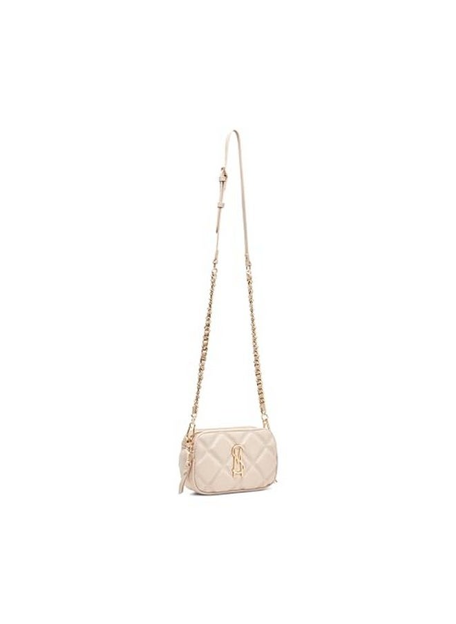 STEVE MADDEN - Daisy Quilted Crossbody Bone - Image 1