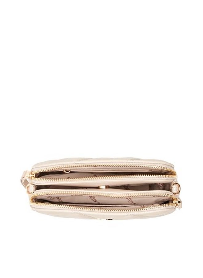 STEVE MADDEN - Daisy Quilted Crossbody Bone - Image 1
