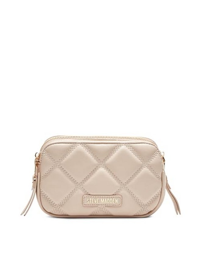 STEVE MADDEN - Daisy Quilted Crossbody Bone - Image 1