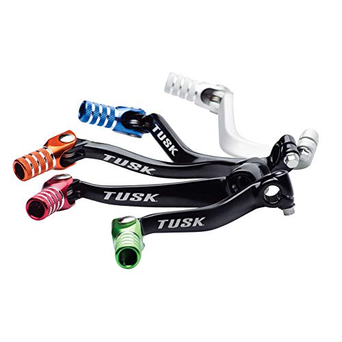TUSK ذراع نقل الحركة القابل للطي من توسك باللون الأسود/الأخضر لكاواساكي KLX110L 2010-2020 - Image 3