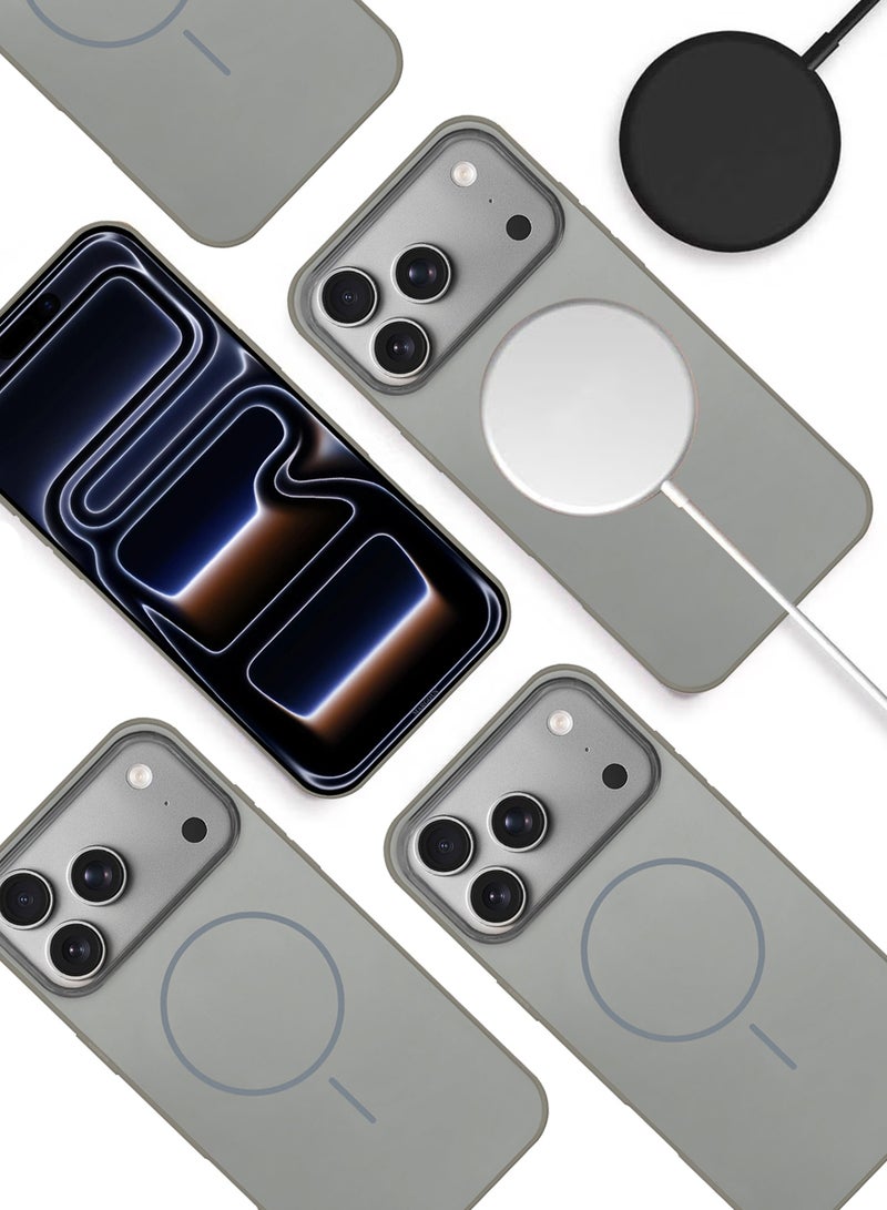 Premium Glossy Case Cover for iPhone 17 Pro Max - Hard TPU Case Cover - Slim Fit Design and Full Edge Coverage - Natural Titanium - Image 2