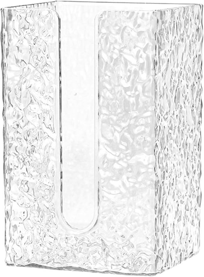 Genaric Wall-Mounted Tissue Paper Towel Dispenser Tissue Holder Wall-Mounted Tissue Box for Bathroom Kitchen 6.85x3.54x4.72in