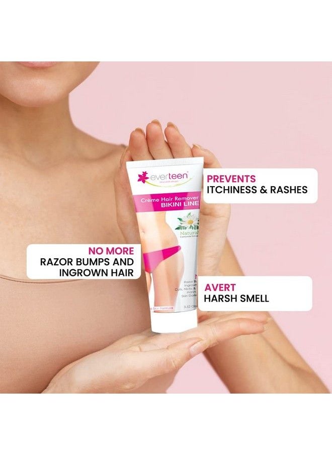 everteen Bikini Line Hair Remover Creme 3 Pack Combo  - Image 4