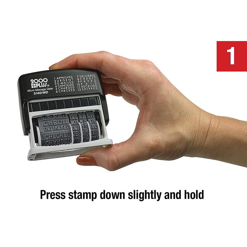 2000 Plus كوكسو 2000 بلس طابعة ذاتية الحبر حجم 1 تاريخ رسالة ميكرو (011090) - Image 5