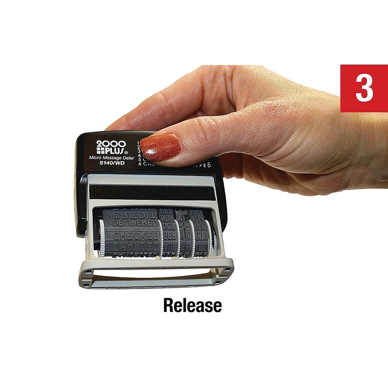2000 Plus كوكسو 2000 بلس طابعة ذاتية الحبر حجم 1 تاريخ رسالة ميكرو (011090) - Image 4
