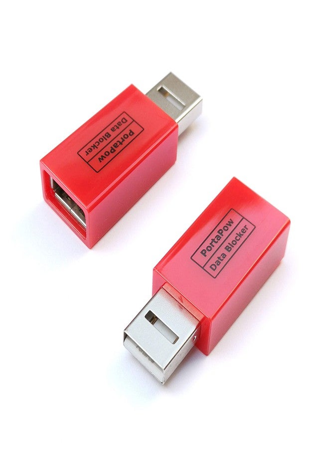 PortaPow USB Data Blocker (2 Pack) - Protect Against Juice Jacking - Image 1