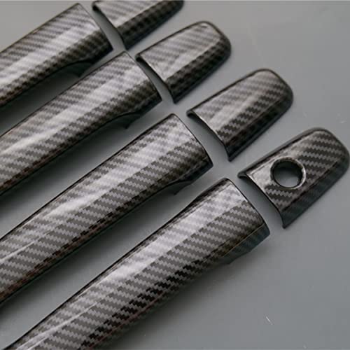 ZiWen Sport Style Carbon Fiber Print Door Handle Cover Trim for Mitsubishi Lancer Evolution X Outlander Sport ASX (No Keyless Holes) - Image 2