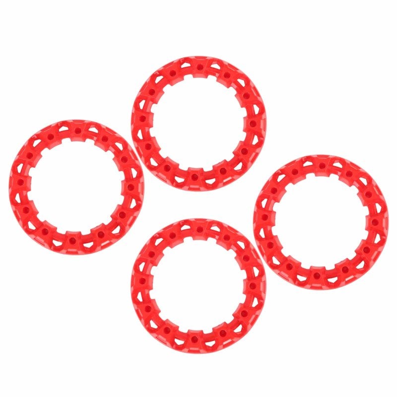 ATV Wheel Trim: Red High Strength Plastic, Sturdy Durable, Enhanced Tire Protection Hub Protection Cap - Easy Installation, Stylish Decorative Rim Cap Decor for ATVs, Go Karts and Off Road Vehicles - Image 4