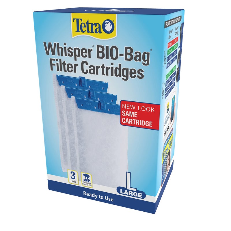 Tetra Whisper Bio-Bag Filter Cartridges For Aquariums - Ready To Use BLUE, Large, 3 Count (Pack of 1) - Image 4