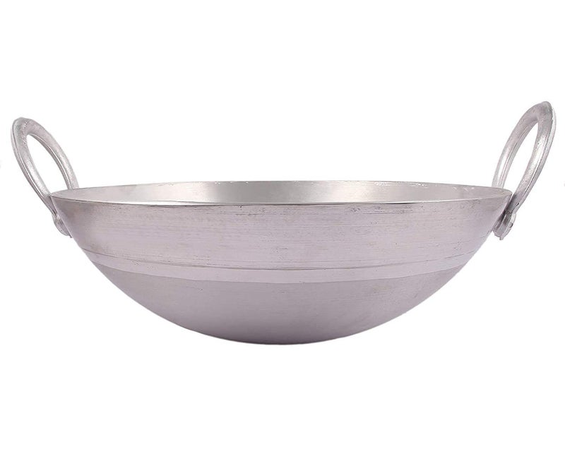 Shopsidex Shopsidex Aluminium kadhai Premium Range of Aluminum Kadhai Deep Kadai Non Induction Kadai Non Stick Kadai Deep Cooking woks 4 Litter - Image 4
