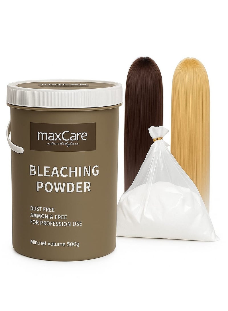 maxCare natural.wonder بودرة تشقير  إيطالي لون أبيض 500 جم  - Image 1