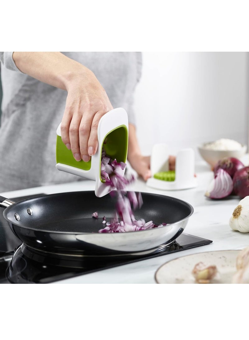 Joseph Joseph جوزيف جوزيف 20175 تشوب كاب آلة تقطيع الخضار، شفرات حادة من الفولاذ المقاوم للصدأ، أبيض، مقاس واحد - Image 5