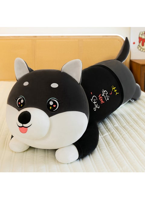Long Husky Pillow Cylindrical Plush Toy Birthday Gift Large Doll Bed Sleeping-color:pamper You For A Lifetime-height:130cm