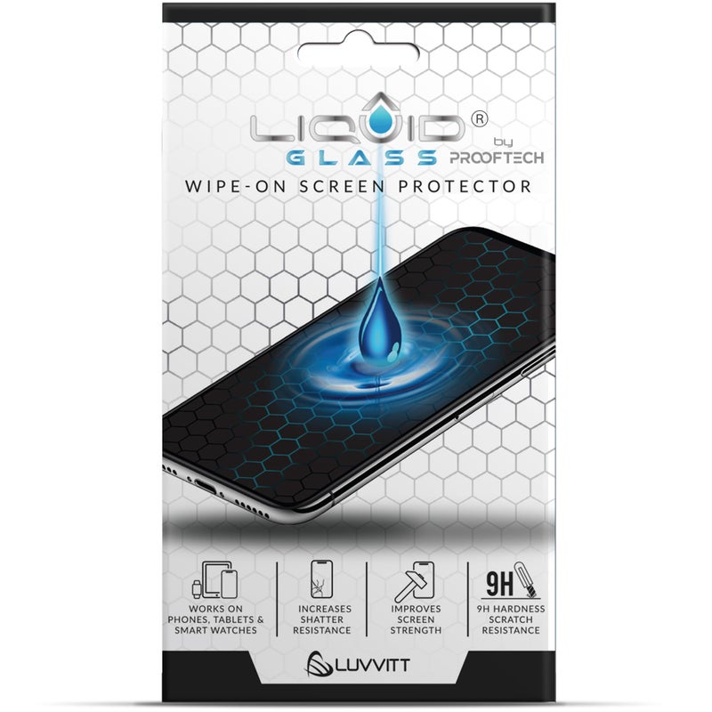 LIQUID GLASS Screen Protector Wipe On Scratch and Shatter Resistant Nano Protection for All Phones Tablets Smart Watches - Universal (New and Advanced) - Image 1