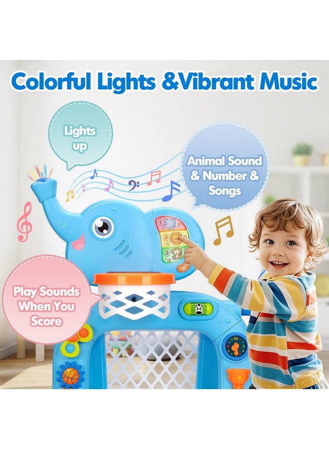 GMAOPHY Toddler Basketball Hoop & Soccer Goal, Toys For 1 2 3 Year Old Boys Girls, Kids Sports Toy With Light Sound Music, Montessori Toys For Baby 12-18 Months, Christmas Birthday Gifts For Ages 1-3  - Image 4