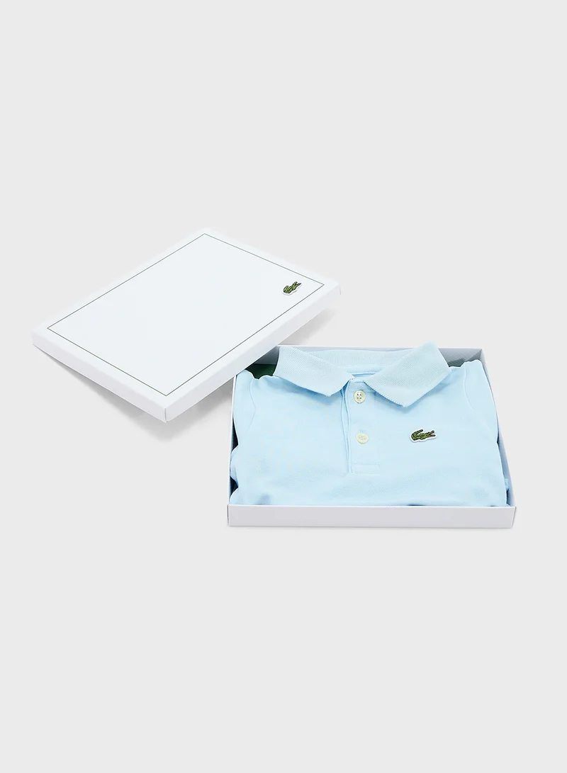 لاكوست Kids Bodysuits Gift Set