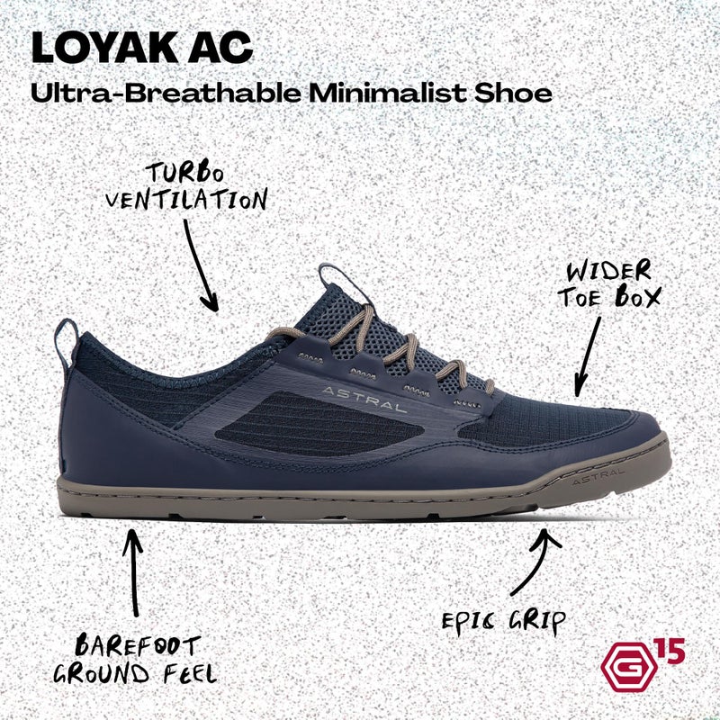 Astral Loyak AC Water Shoe - Menâ€™s & Womenâ€™s Barefoot, Quick-Drying, Minimalist Sneaker for Kayaking, Beachwear, Fishing, & Hiking - Neptune Navy - Men's 10/Women's 11 - Image 4