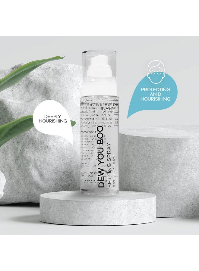 GIVE THEM LALA Dew You Boo Setting Spray By Give Them Lala Moisturizing Longlasting Makeup Setting Spray For Face With Hyaluronic Acid, Aloe Vera & Coconut Water Hydrating & Dewy Setting Spray For A Natural Look  - Image 3