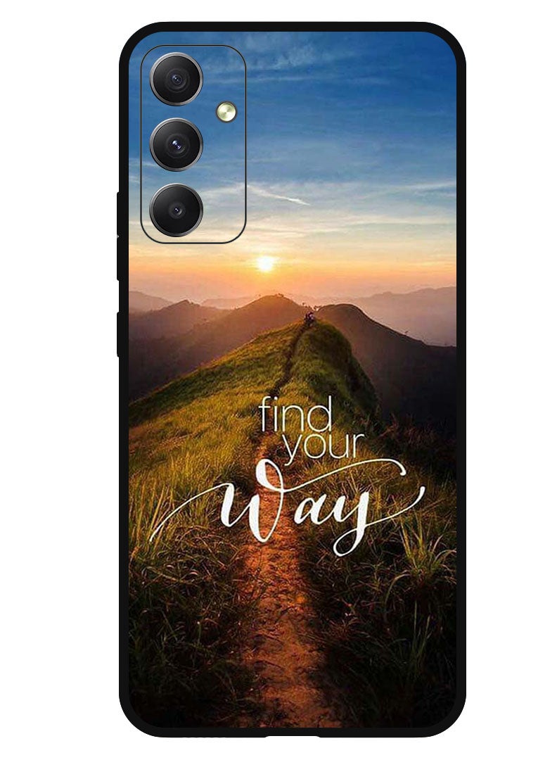 Theodor Protective Case Anti Scratch Shock Proof Bumper Cover For Samsung Galaxy M34 5G Find Your Way - Image 1