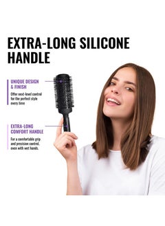ERGO Ceramic Ionic Round Brush For Blow Out Salon Quality Hair Brushes For Women Roller Brush For Blow Drying Wet And Dry Hair Styling Volumizing Hair Care Er53: 2  - Image 5