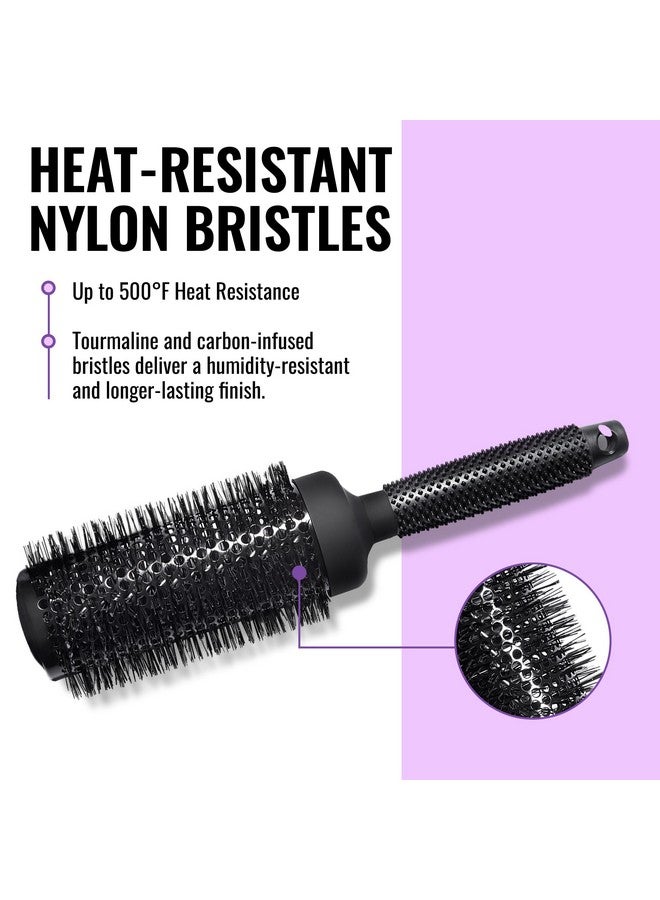 ERGO Ceramic Ionic Round Brush For Blow Out Salon Quality Hair Brushes For Women Roller Brush For Blow Drying Wet And Dry Hair Styling Volumizing Hair Care Er53: 2 - Image 3