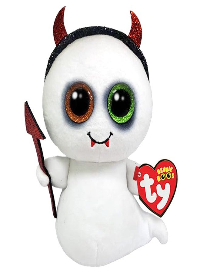 Ty Beanie Boo Tricky The Ghost with Horns for Halloween 2025-6"