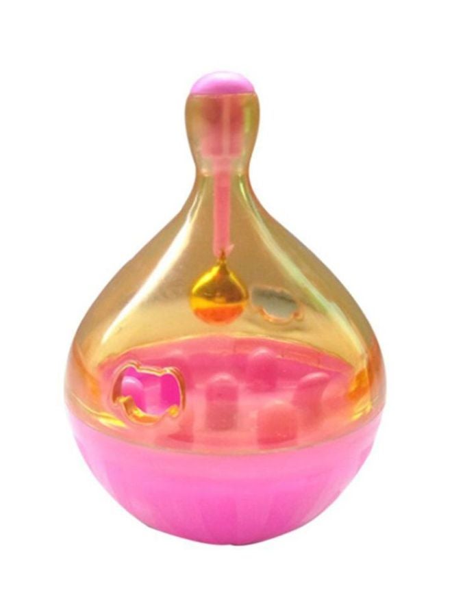 Loquat Tumbler Leakage Food Ball Toy Gold/Pink - Image 1