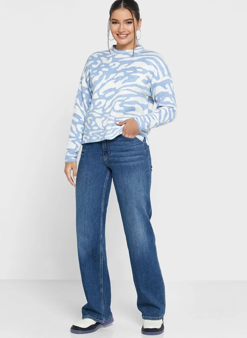 ONLY Printed Knitted Sweater