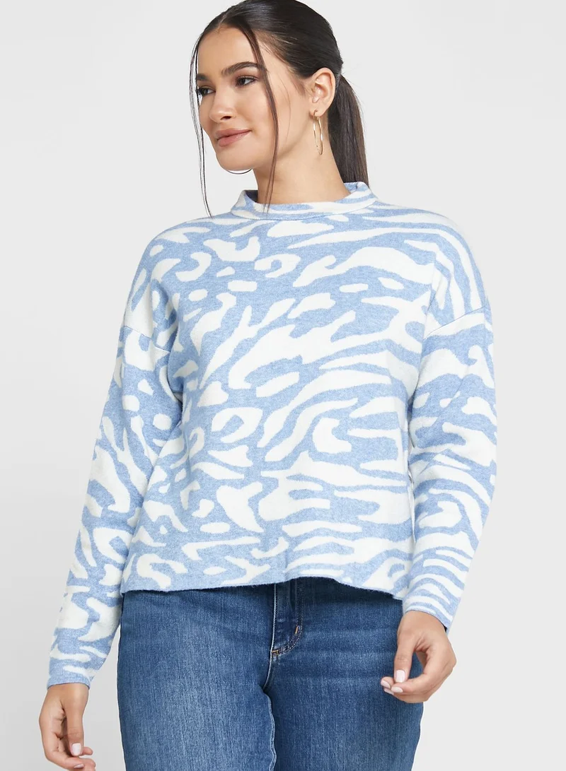 ONLY Printed Knitted Sweater