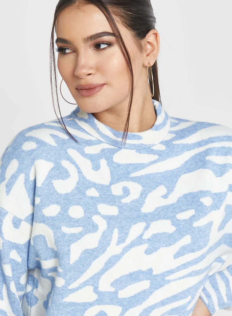 ONLY Printed Knitted Sweater