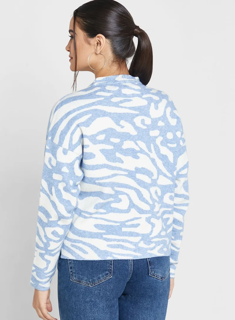 ONLY Printed Knitted Sweater