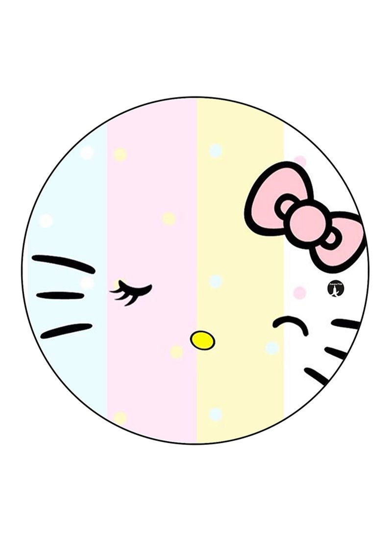 RKN Hello Kitty Printed Mouse Pad Round  Multicolour