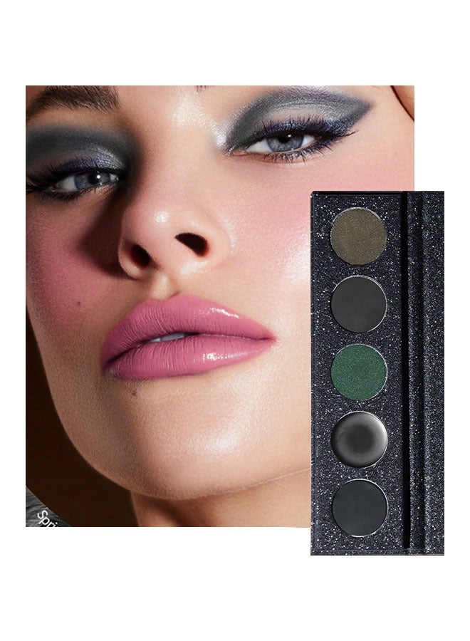 Ocheal 5 Color Eyeshadow Palette: Punk, Metallic Shimmer, Matte, Smoky Makeup-Starlight Shine Eyeshadow Palette - Image 5