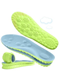 Generic 1Pairs 4D Cloud Soles - Soft Memory Foam Cushioning Cloud Insoles - Ultra Comfort Trim to Fit Steppers Insoles with Arch Support for Foot Pain Relief and Fatigue Reduction  - Image 1