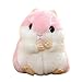 AngelGift Cuddly Hamster Soft Stuffed Animals Cushion Toy Doll 4 10cm Mouse Plushie Toys Best Birthday Gifts for The Children Kids Baby Toys Hot Pink - Image 2