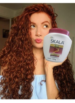 SKALA Hair Treatment and Restoration Cream (12 in 1) Enriched with Vegetable Keratin, Avocado Oil, Argan Oil, Vegetable Ceramides, Pro-B5, Vitamin E, Shea and Cocoa Butter, Rice Protein and Wheat Protein, it Provides Amazing Restoration and Vital Nutrients to the Hair 1000 g  - Image 3