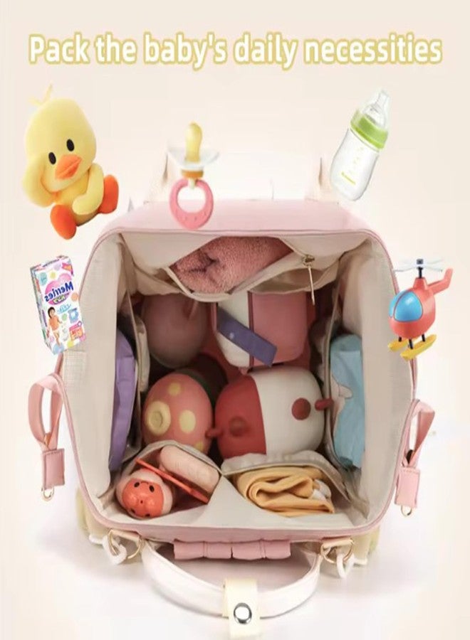 Winnies Diaper Bag For Mothers For Travel, Maternity Bag For Newborn Baby, Mother Travelling Bag, Multiple Pocket Water Resistant Hospital Bag For Moms (Sky Blue) - Image 3