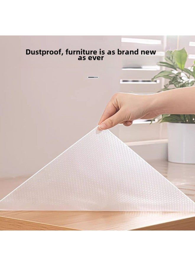 EVA Table Mat Transparent Thickened Drawer Mat Heat Insulation Waterproof Non-slip Cutting Wardrobe Mat Cabinet Pad Paper Shoe Cabinet Mat-Color:Sun Pattern -Specifications:50*150cm - Image 4