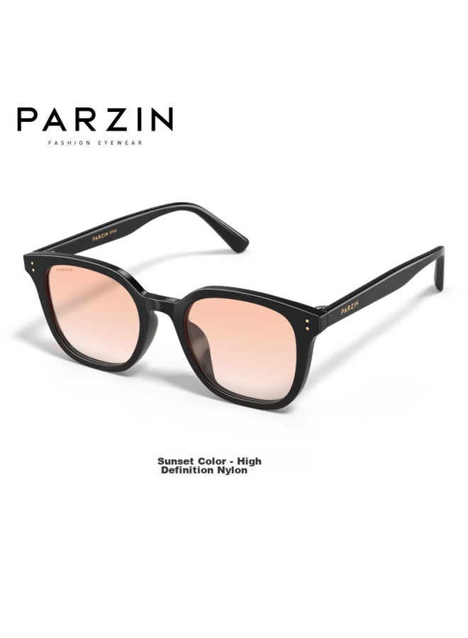 Parzin Sungl, Street Style Uni Fashionable Blush Bare Face Gl, Light Color Sun Protection Driving Sungl, 91639 - Image 5