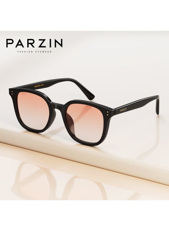 Parzin Sungl, Street Style Uni Fashionable Blush Bare Face Gl, Light Color Sun Protection Driving Sungl, 91639 - Image 1